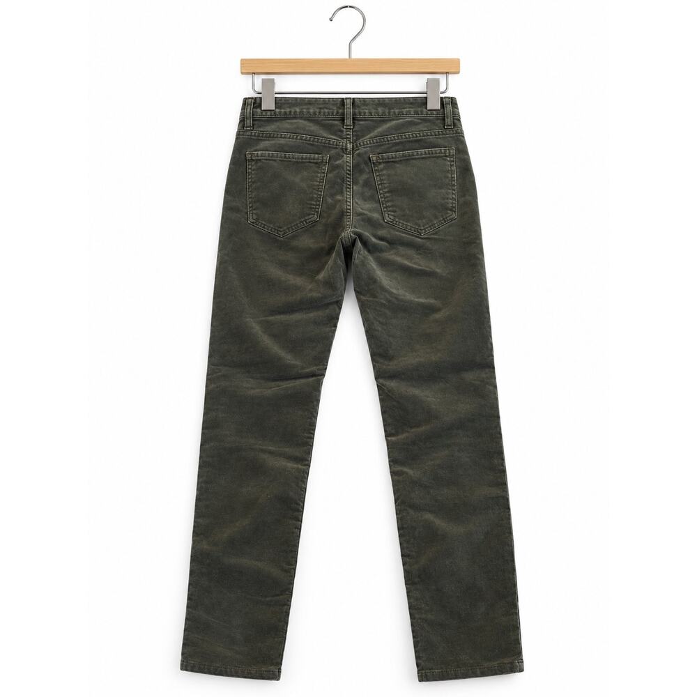 Quiet Luxury Preppy Heritage Olive Corduroy Skinny Pants KUT Diana Stretch 4 - Picture 6 of 14